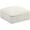 Cozy Fabric Ottoman (634Cream-Ott) image 1