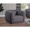 Dixie Stationary Fabric Chair (674Grey-C) image 2