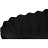 Gardenia Stationary Fabric Sofa (684Black-S) image 11