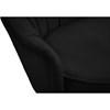Gardenia Stationary Fabric Sofa (684Black-S) image 12