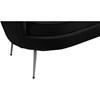 Gardenia Stationary Fabric Sofa (684Black-S) image 15