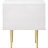 Modernist 2-Drawer Nightstand (801White-NS) image 6