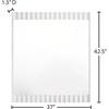 Modernist Dresser Mirror (802White-M) image 6