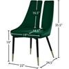 Sleek Dining Chair (944Green-C) image 7