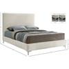 Geri King Upholstered Panel Bed (GeriCream-K) image 14