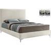 Geri King Upholstered Panel Bed (GeriCream-K) image 2