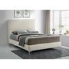 Geri King Upholstered Panel Bed (GeriCream-K) image 4