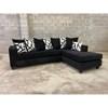 Fabric 2 pc Sectional (110 2 pc Sectional - Black) image 1