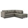 Mobilier modulaire 2-pièces Kati en cuir (77341-07/77341-35-VALENCIA-ALLOY) image 1