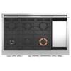 48-inch Freestanding Dual-Fuel Range with 6 Burners and Griddle (C2Y486P3TD1) image 4