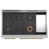48-inch Freestanding Dual-Fuel Range with 6 Burners and Griddle (C2Y486P4TW2) image 4
