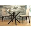 Round ISO Dining Table with Glass Top and Pedestal Base (ISO 42 D 002) image 2