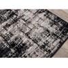 Abbey Grey Cream Distressed Rug, 7'8