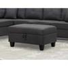 Fabric Storage Ottoman (T-1232-O) image 1
