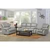 Reclining Leather Match Loveseat (T-1415G-L) image 2
