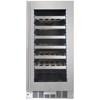 28-Bottle Pro Series Wine Cellar with LED Lighting (SPRWC031D1SS) image 1