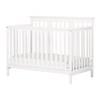 Cotton Candy 11849 Baby Crib 4 Heights with Rail - Pure White image 1