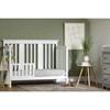 Cotton Candy 11849 Baby Crib 4 Heights with Rail - Pure White image 3