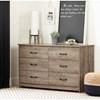 Tassio 6-Drawer Dresser (12231) image 3