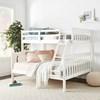 122 Twin over Full Bunk Bed - White image 1