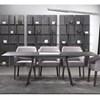 Pure Dining Table with Glass Top and Pedestal Base (Pure 36