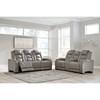 The Man-Den Power Reclining Leather Match Sofa (U8530515C) image 13