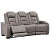 The Man-Den Power Reclining Leather Match Sofa (U8530515C) image 2