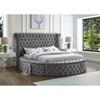 King Upholstered Platform Bed with Storage (IF 5770 - 78) image 2