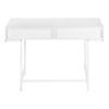 I 7554 Computer Desk - White/White Metal image 4