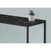 I 7396 Computer Desk - Black Marble/Black Metal image 3