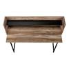 I 7548 Computer Desk - Brown Reclaimed Wood/Black Metal image 5