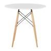 Round Jaspeni Dining Table with Pedestal Base (D200-14) image 2