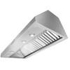 48-inch Commercial-Style Wall Mount Hood Shell (KVWC908KSS) image 5