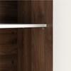 Myro 13541 Kitchen Island - Natural Walnut and White image 7