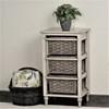Island Breeze B59105-GRAY/DWH 3-Basket Storage Cabinet – Gray image 4