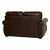 Causeuse fixe Borrego en cuir et aspect cuir (77890-03-GRADE100-WALNUT) image 4