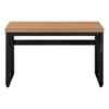 I 7677 Adjustable Height Computer Desk - Reclaimed Wood/Black image 3