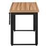 I 7677 Adjustable Height Computer Desk - Reclaimed Wood/Black image 4