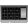 Cuisinière amovible à gaz de 48 po avec plaque chauffante (RGV3-486GD-N) image 2