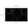 36-inch, Built-in Electric Cooktop with FlexHeat™ Element (WCE97US6KB) image 2