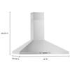 36-inch Chimney Wall Hood (WVW93UC6LZ) image 7