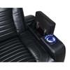 Lavon Power Reclining Leatherette Loveseat with Console (LA950LK) image 9