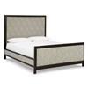 Burkhaus Queen Upholstered Panel Bed (B984-57/B984-54/B984-96) image 1