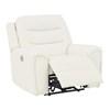 Warlin Power Leather Look Recliner (6110413) image 2