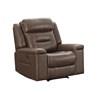 McAdoo Power Fabric Recliner with Wall Recline (6360406) image 1