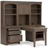 Janismore H776H4 6 pc Bookcase Wall Unit with Desk image 2