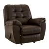 Donlen Rocker Leather Look Recliner (5970425) image 1