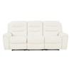 Warlin Power Reclining Leather Look Sofa (6110415) image 3