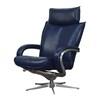 Q13 Swivel Leather Recliner (50013-02-DAZZLE-AZURE) image 4