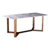 Jinxx Dining Table with Marble Top and Trestle Base (JD-1033-18) image 3